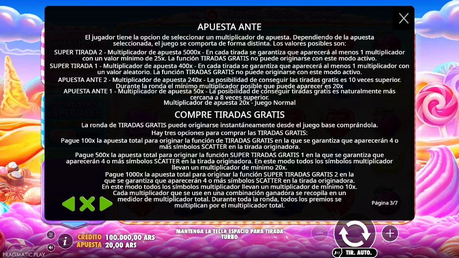 Apuestas especiales y compras de bono